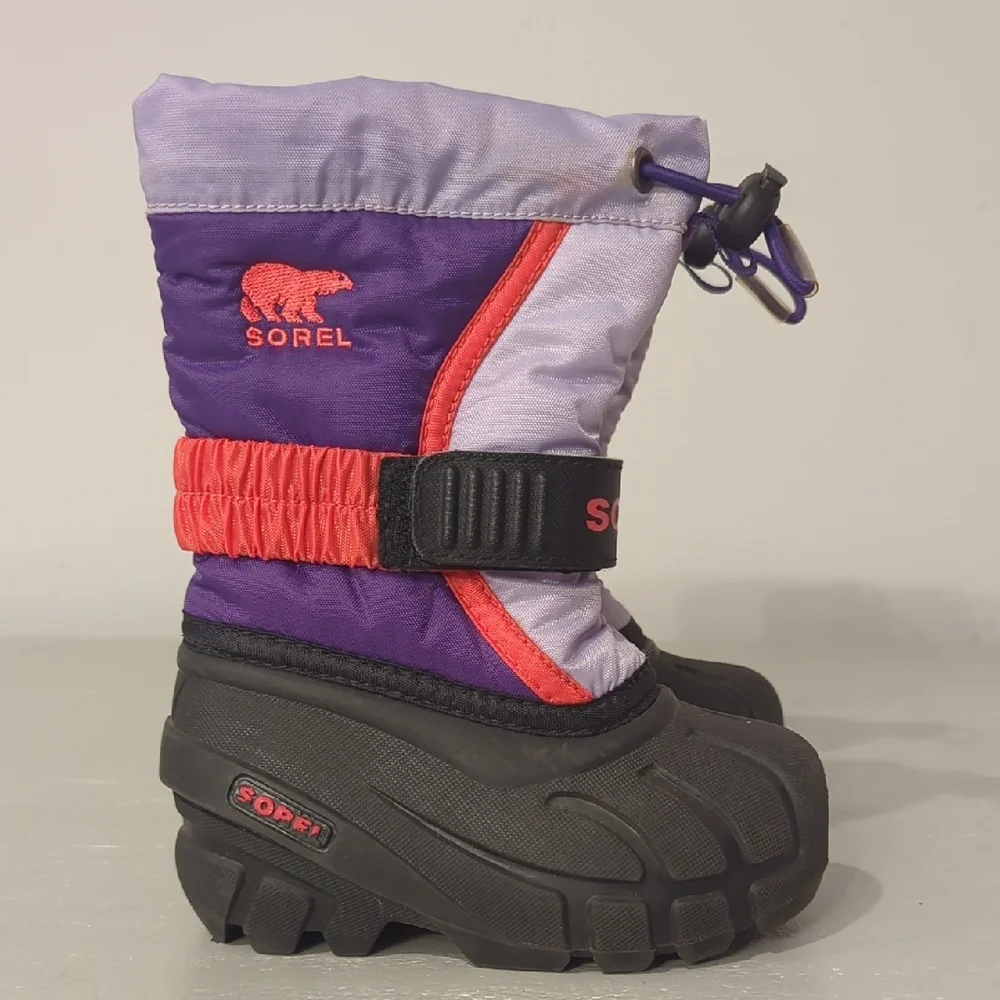 Sorel Flurry‎ Waterproof Snow Boots Purple size 6